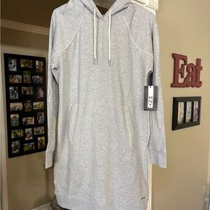 Marc New York Heather Gray Hoodie Dress